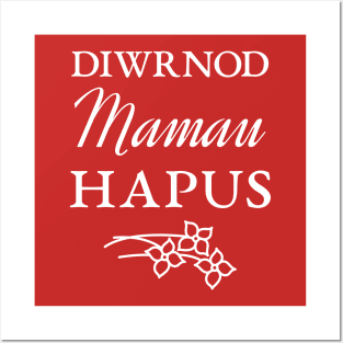 Diwrnod Mamau Hapus Happy Mothers Day Wales Posters and Art